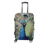 FHESDCW The Peacock Housses de bagage pour valises, accessoires de voyage lavables, anti-rayures et anti-poussière pour bagages de 48,3 à 81,3 cm, Style :, L, Classique