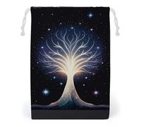 FHESDCW The Tree of Psychic Life Sac en toile avec cordon de serrage réutilisable et lavable pour cadeaux, bonbons, cosmétiques 12 x 18 cm