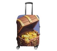 FHESDCW Treasure Housse de bagage pour valise, accessoires de voyage lavables, protection anti-rayures et anti-poussière pour bagages de 48,3 à 81,3 cm, Style :, M, Classique.