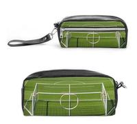 FHESDCW Trousse à crayons de grande capacité avec fermeture éclair - Étanche - Pour voyage, voyage - Motif but de football - Pour homme et femme