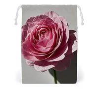FHESDCW Un beau sac en toile avec cordon de serrage, réutilisable, sac de rangement lavable pour cadeaux, bonbons, cosmétiques, 20 x 25 cm