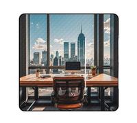 FHESDCW Urban Architecture Couverture de pique-nique avec sac fourre-tout à fermeture éclair, imperméable, portable, tapis d'extérieur léger et pliable pour la plage, le camping, le parc, 150 x 150 cm