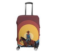 FHESDCW West Cowboy - Housses de bagage pour valises, accessoires de voyage lavables, anti-rayures et anti-poussière, pour bagages de 48,3 à 81,3 cm, Style :, XL, Classique