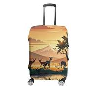 FHESDCW Wildlife Family - Housses de bagage pour valises, accessoires de voyage lavables, anti-rayures et anti-poussière pour bagages de 48,3 à 81,3 cm, Style :, XL, Classique.