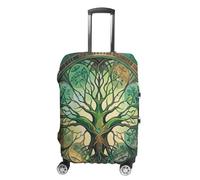 FHESDCW World Tree Housse de bagage pour valise, accessoires de voyage lavables, anti-rayures et anti-poussière pour bagages de 48,3 à 81,3 cm, Style :, S, Classique.