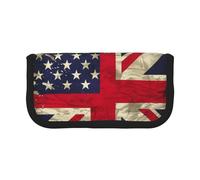 FHESDMN Trousse à crayons grande capacité imprimée drapeau du Royaume-Uni - Sac de rangement pour garçons et filles - Fournitures scolaires et de bureau