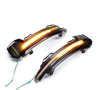 FHFB Clignotants Dynamiques Led LED Clignotant Dynamique Lampe Pour VW Pour Tiguan MK2 2017 2018-2020 Pour Touareg MK3 2019 Voiture Côté Marqueur Séquentiel Lampe Voiture Style(Jaune)