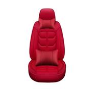 FHFB Couvre Sieges Housse De Siège Voiture en Cuir pour Fiat Tous Les Modèles pour 500 500L 2007-2014 pour Punto pour Bravo pour Viaggio pour Freemoauto 5 Sièges Couverture Siège Auto(Red Pillow 1)