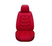 FHFB Couvre Sieges Housse De Siège Voiture en Cuir pour Fiat Tous Les Modèles pour 500 500L 2007-2014 pour Punto pour Bravo pour Viaggio pour Freemoauto 5 Sièges Couverture Siège Auto(Rouge)