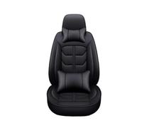 FHFB Couvre Sieges Housse De Siège Voiture en Cuir pour Fiat Tous Les Modèles pour 500 500L 2007-2014 pour Punto pour Bravo pour Viaggio pour Freemoauto 5 Sièges Couverture Siège Auto(Black Pillow 1)