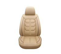 FHFB Couvre Sieges Housse De Siège Voiture en Cuir pour Fiat Tous Les Modèles pour 500 500L 2007-2014 pour Punto pour Bravo pour Viaggio pour Freemoauto 5 Sièges Couverture Siège Auto(Beige)