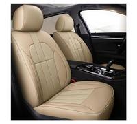 FHFB Couvre Sieges Housse De Siège Voiture en Cuir Vache Personnalisée pour Macan pour Cayenne pour Panameracar Accessoires Style Protections Voitur Couverture Siège Auto(Beige)