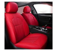 FHFB Couvre Sieges Housse De Siège Voiture en Cuir Vache Personnalisée pour Macan pour Cayenne pour Panameracar Accessoires Style Protections Voitur Couverture Siège Auto(Rouge)