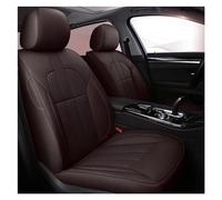 FHFB Couvre Sieges Housse De Siège Voiture en Cuir Vache Personnalisée pour Macan pour Cayenne pour Panameracar Accessoires Style Protections Voitur Couverture Siège Auto(Café)