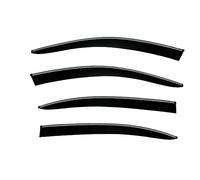 FHFB DéFlecteur Vent Voiture pour Mercedes pour Benz Classe S W221 W222 S350 S400 S500 2006-2020 Présent Plastique Fenêtre Visière Évent Nuances Soleil Pluie Déflecteur Garde Pare-Soleil(1)