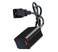 FHGSPQWM Adaptateur de charge de type C - Moyeu de charge rapide USB C - Protections contre les surcharges pour vélos électriques 30 V-90 V