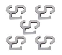 FHGSPQWM Ajusteur de cordon multifonction en acier inoxydable pour équipement de camping, équipement de randonnée et installations d'abris Installation simple Tendeur de corde Clip