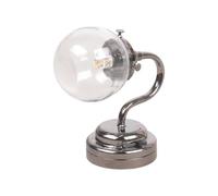 FHGSPQWM Applique murale en verre avec cadre en métal - Modèle échelle 1/12 - Maison de poupée - Décoration moderne - Éclairage miniature - Assemblage facile - Lampe murale moderne