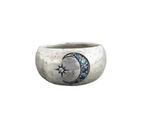 FHGSPQWM Bague en forme de soleil et de lune, texture unique en alliage de zircone cubique, convient pour les femmes à la mode et cadeau tendance, One Size, Comme décrit, Comme décrit.