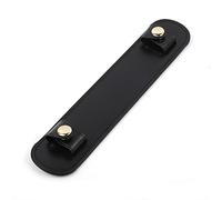 FHGSPQWM Bandoulière de sac à bandoulière, clip de fixation, accessoires larges en cuir, Noir