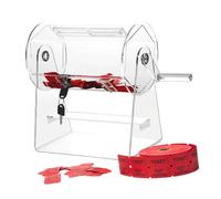 FHGSPQWM Boîte à prix moderne à roue rotative avec boîte à dessin Fair Chance pour jeu interactif et promotion, conteneur de loterie portable