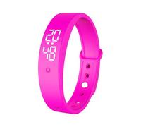 FHGSPQWM Bracelet d'alarme silencieux pour réveil et défaite - Ajustement décontracté - Indicateurs de santé - Longue durée de vie de la batterie - Étanche - Rechargeable