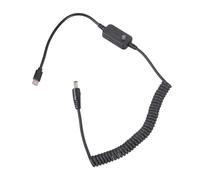 FHGSPQWM Câble à ressort type C vers DC5521 - Câble de connexion mâle - 5 V 9 V 12 V 15 V 20 V - Tension réglable pour divers appareils électroniques - Cordon d'alimentation de type C