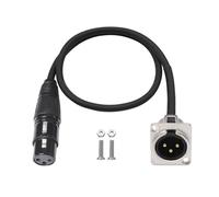 FHGSPQWM Câble de connexion pour panneau auditif 24 AWG avec mécanisme de verrouillage fileté, conception sans soudure pour cordon auditif