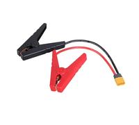 FHGSPQWM Câble de serrage de batterie 12 AWG avec pince crocodile vers câble mâle pour station d'alimentation, panneau solaire, chargeur de voiture, alimentation de chargement de voiture