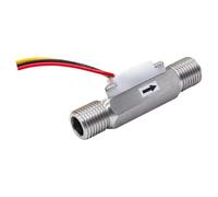 FHGSPQWM Capteurs de débit d'eau professionnels avec contrôle de la température pour lave-linge automobile, chauffage, résistant à la corrosion, design en métal, capteur d'eau de précision