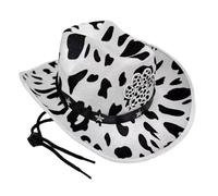 FHGSPQWM Casquette de vache occidentale confortable pour garçons et filles avec clous et tissu respirant pour un usage quotidien et une fête à thème, des aventures en plein air, des jeux de rôle