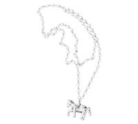 FHGSPQWM Collier avec pendentif en forme de cheval avec diamants pour améliorer votre style pour une confiance quotidienne