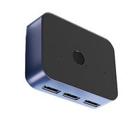 FHGSPQWM Commutation vidéo bidirectionnelle DisplayPort 8 K60 Hz haute définition 1 pouce trois sorties ou trois en 1 sortie pour moniteurs, téléviseurs et projecteurs, commutation DisplayPort HDR
