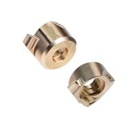 FHGSPQWM Compacité en laiton - Coupe de direction usinée avec précision pour voitures à chenilles à l'échelle 1/30 - Améliore le contrôle de la stabilité - Tige avant en laiton