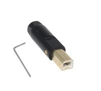 FHGSPQWM Connecteur carré USB de type B plaqué or 6 mm en alliage d'aluminium pour réparation de câbles de données sûres et réparation d'appareils USB