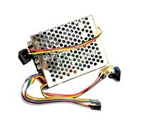 FHGSPQWM Contrôleur de vitesse de moteur bidirectionnel 10-55 V avec affichage numérique 40 A 12 V 24 V 36 V 0-100 % réglable Module d'entraînement numérique tachymètre