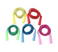 FHGSPQWM Corde à sauter réglable pour enfants, poignées plastomère, activités de plein air, cordes à sauter pour garçons, filles, enfants, équipement de sport scolaire