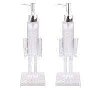 FHGSPQWM Distributeur de savon liquide Casse-noisette avec mécanisme de pompes, récipient visible pour décoration de salle de bain