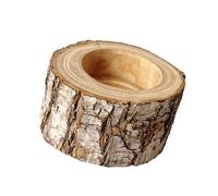 FHGSPQWM Durabilité Station d'alimentation en bois pour coléoptères avec fond antidérapant à large ouverture Outil d'observation des coléoptères souches en bois Bol de coléoptères