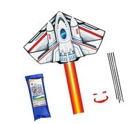 FHGSPQWM Ensemble de cerf-volant extra long de 215 cm prêt à voler avec accessoires inclus pour un plaisir immédiat Comprend un moulinet à queue longue et un cerf-volant à ligne unique
