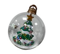 FHGSPQWM Grande boule de bonhomme de neige lumineuse de 60 cm de diamètre pour décoration de fenêtre de Noël, décoration de vitrine, décorations de fête LED multicolores