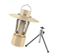 FHGSPQWM Lampe ABS robuste avec 12 ampoules LED et filament de 30 cm pour les fêtes de jardin et le camping lampe portable de camping