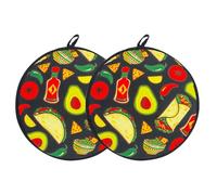 FHGSPQWM Lot de 2 sacs isolants en polyester de 30,5 cm avec plan chaud pour maintenir la chaleur et réduire les sacs chauffants nettoyants qui gardent les tortillas