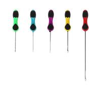 FHGSPQWM Lot de 5 aiguilles d'appât pour pêche à la bouillette - Accessoire portable multifonction