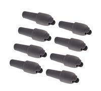 FHGSPQWM Lot de 8 bouchons à vin en silicone avec double joint et poignée de traction pour fermeture anti-fuite dans plusieurs couleurs