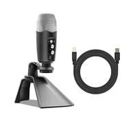 FHGSPQWM Microphones de diffusion en continu - Accessoires de jeu - Enregistrement vocal - Application de microphones Vlog vidéo en direct - Microscope portable pour adultes