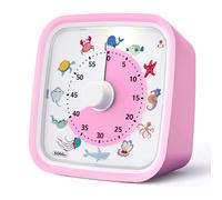 FHGSPQWM Minuteries éducatives colorées avec échelle visuelle et indicateurs de batterie faible pour aider les enfants à comprendre facilement le concept de l'heure, horloges pour enfants