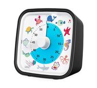 FHGSPQWM Minuteries éducatives colorées avec échelle visuelle et indicateurs de batterie faible pour aider les enfants à comprendre facilement le concept de l'heure, horloges pour enfants