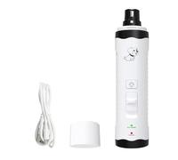 FHGSPQWM Outil professionnel de soin des ongles pour animaux de compagnie avec lumière et 2 vitesses pour un toilettage précis à la maison portable USB