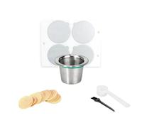 FHGSPQWM Panier à café pour machine à café rechargeable en acier inoxydable Accessoires Espresso Filtre en acier inoxydable